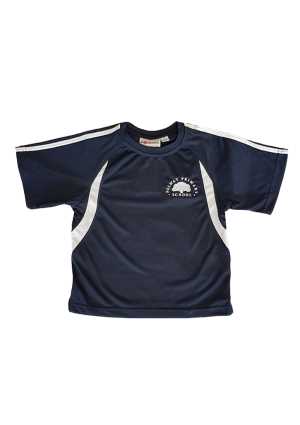 Solway School PE Tee Navy/White